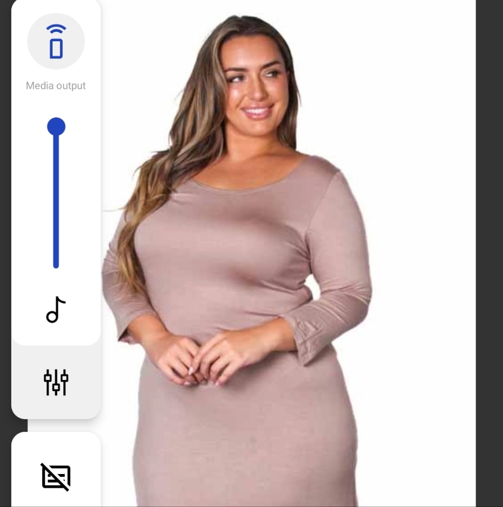 Women's Plus Size Mini Dress